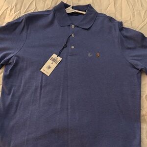 Polo by Ralph Lauren Men's Classic Blue Polo Shirt